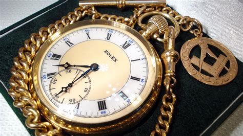 solid gold rolex pocket watch.